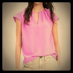 Banana republic hot pink shirt